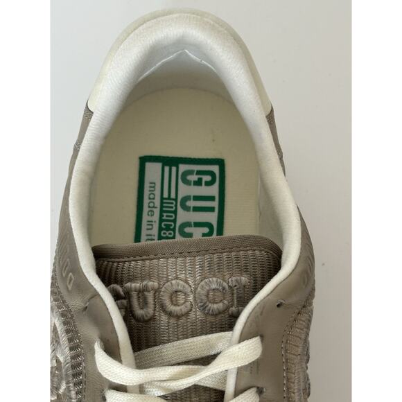 Gucci Dali Soft Gray/White Leather Sneakers 13.5 US (Gucci 13) Italy 778301 NIB main image 11